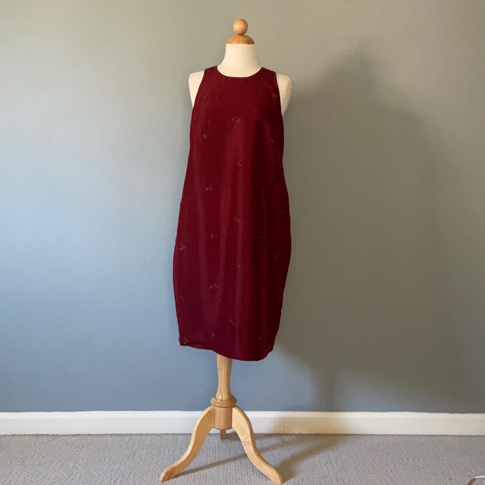 MiMi Maternity x Yvett Cossette Depeche Mode Silk Party Dress Size M